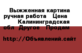 Выжженная картина ручная работа › Цена ­ 400 - Калининградская обл. Другое » Продам   